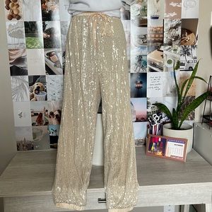 Sequin Jogger pants